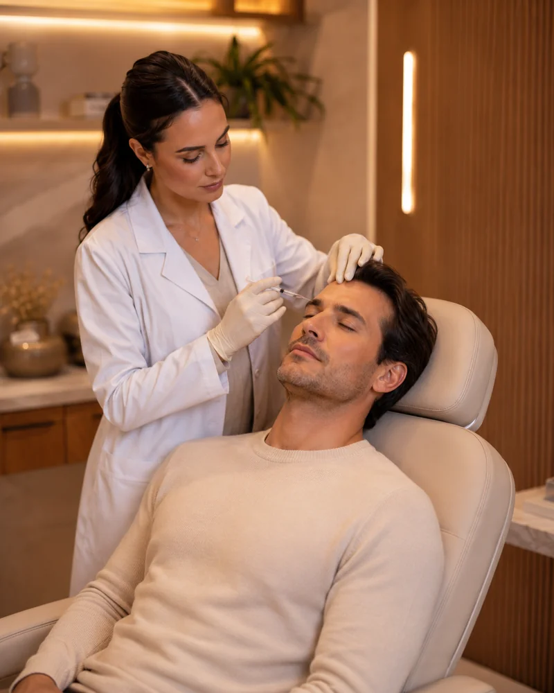 Botox Full Face Masculino — Klinicá Dermatologia, Barra da Tijuca